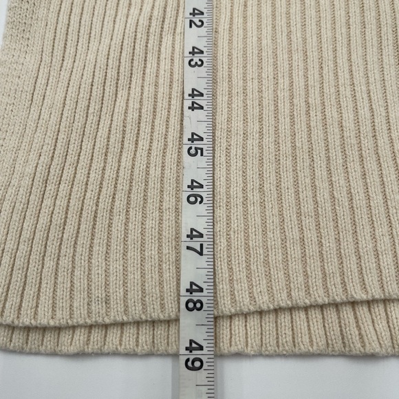 Eloquii Sz 18/20 Sleeveless Sweater Ribbed Midi Dress Cream Neutral Stretchy - Picture 13 of 14